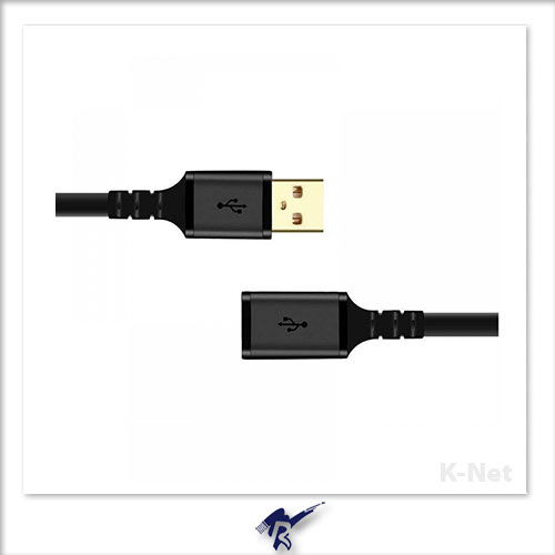 کابل افزایش طول USB 2.0 کِی نِت مدل K-CUE20050 به طول 5 متر