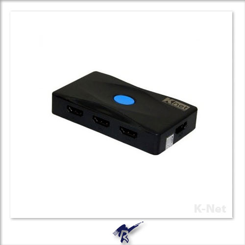 سوئیچ 3 پورت HDMI با رزولوشن 4Kx2K و ریموت کنترل کِی نِت K-SWHD2003