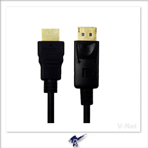 کابل دیسپلی به HDMI وی نِت مدل V-CODP2HD1 به طول 1.5 متر