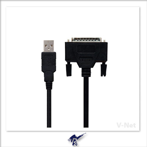 کابل تبدیل USB به پارالل وی نِت مدل V-CU362015 طول 1.5 متر