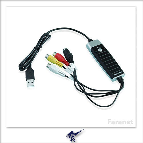 کارت کپچر USB 2.0 به AV و S-Video فرانت (مکینتاش)