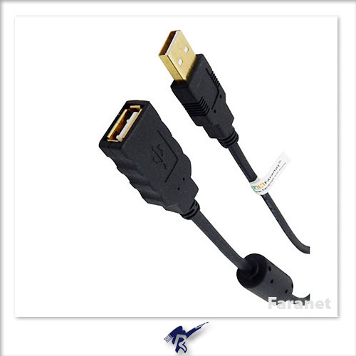 کابل USB 2.0 افزایش طول فرانت 1.5 متری