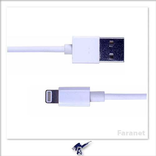 کابل USB اَپل لایتنينگ فرانت 1 متری