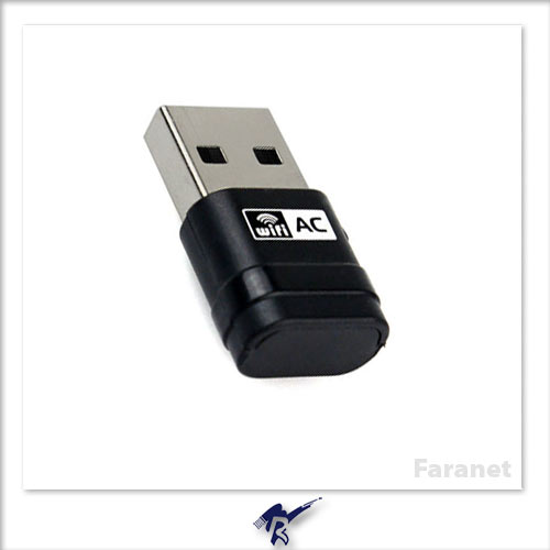 کارت شبکه پر سرعت وایرلس 2.0 USB فرانت با سرعت 11AC 600Mbps