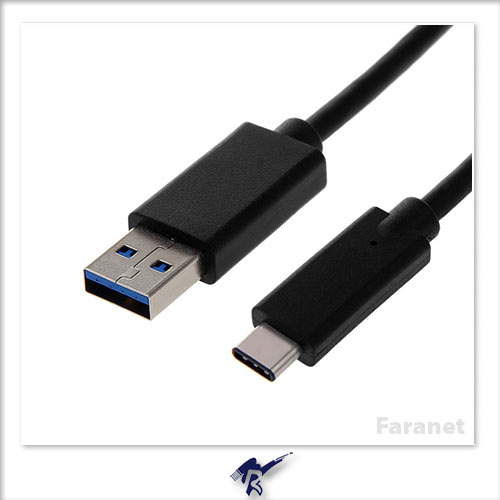 کابل USB 3.1 Type C (شارژر) فرانت - 1 متر