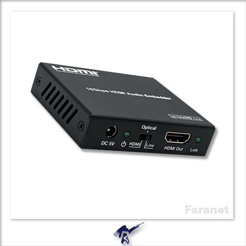 مبدل ادغام کننده صدا و تصویر HDMI 2.0b فرانت مدل FN-A210