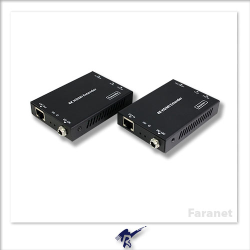 افزایش HDMI 4K روی یک کابل شبکه تا 50 متر با ریموت کنترل فرانت FN-E150