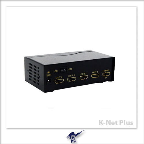 اسپلیتر HDMI چهار پورت کی نت پلاس مدل KP-SPHD1404