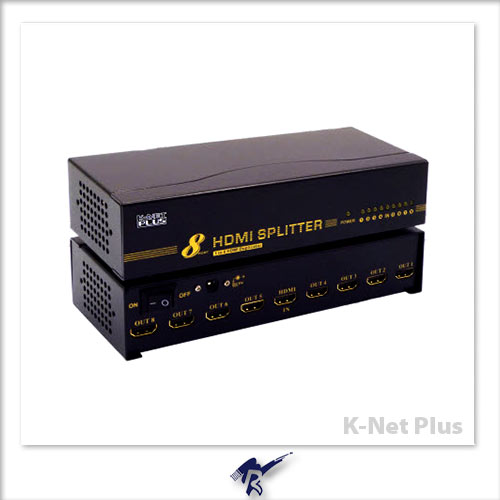 اسپلیتر HDMI هشت پورت کی نت پلاس مدل KP-SPHD1408
