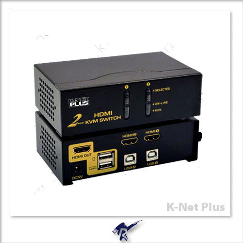 مانیتور سوییچ HDMI KVM دو پورت کی نت پلاس مدل KP-SWKH402