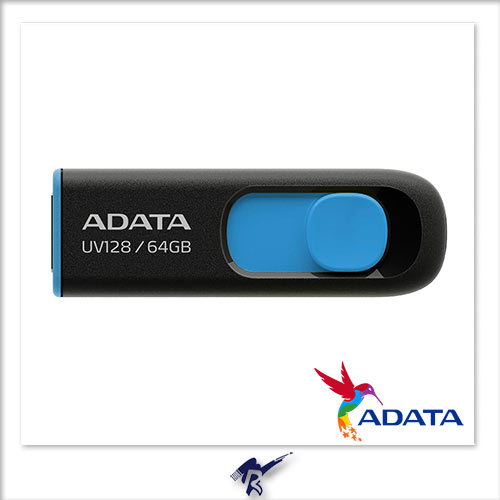 فلش مموری ای دیتا مدل ADATA DashDrive UV128 ظرفیت 64 گیگابایت