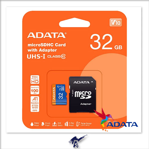 کارت حافظه microSDXC ای دیتا مدل ADATA Premier V10 A1 کلاس 10 استاندارد UHS-I سرعت 100MBps ظرفیت 32 گیگابایت