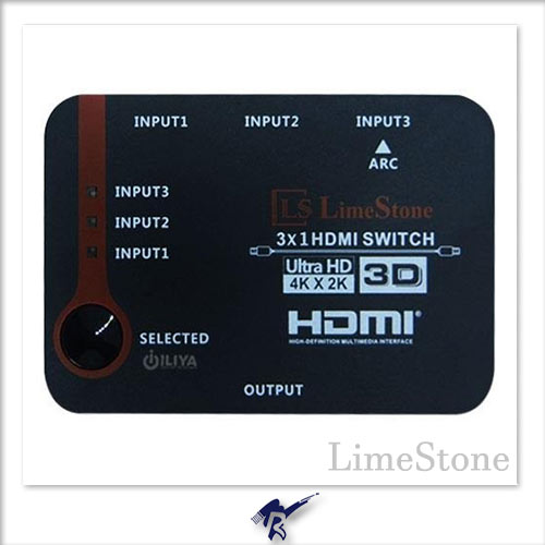 سوئیچ 5 پورت HDMI لایمستون مدل LS-HS0501