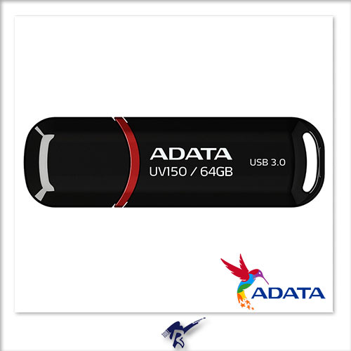 فلش مموری ای دیتا مدل ADATA DashDrive UV150 ظرفیت 64 گیگابایت