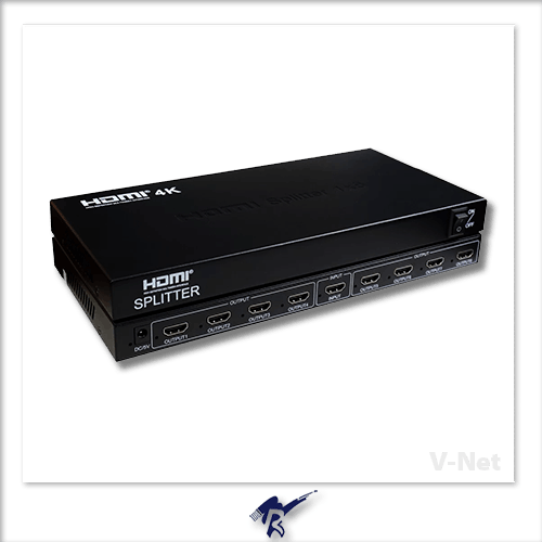 اسپلیتر 8 پورت HDMI وی نت مدل V-SPHD1408